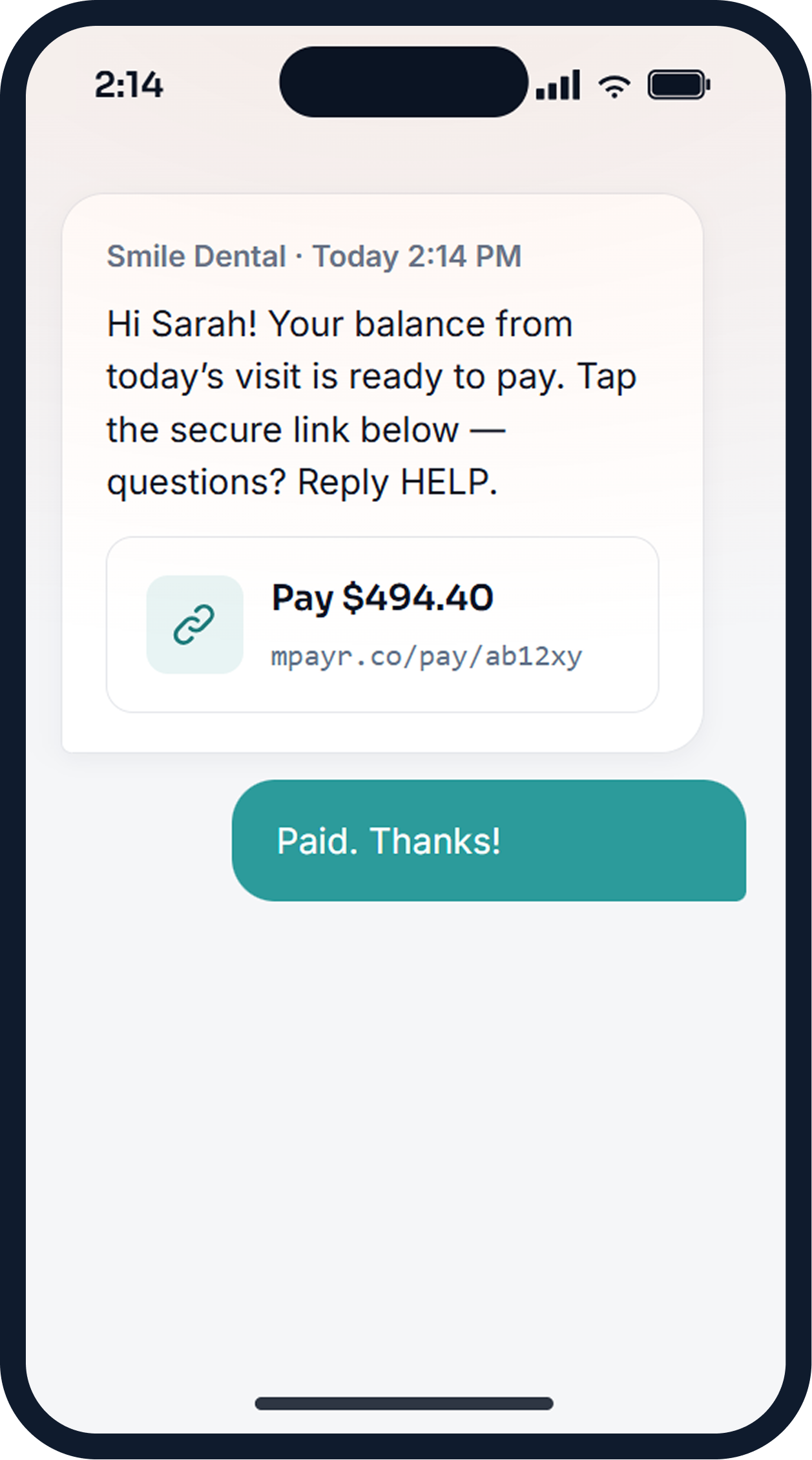 send secure link image
