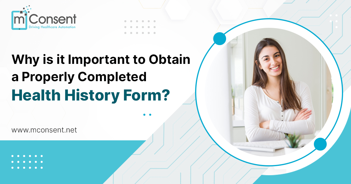 Why is it important to obtain a properly completed Health History Form? [Infographics]