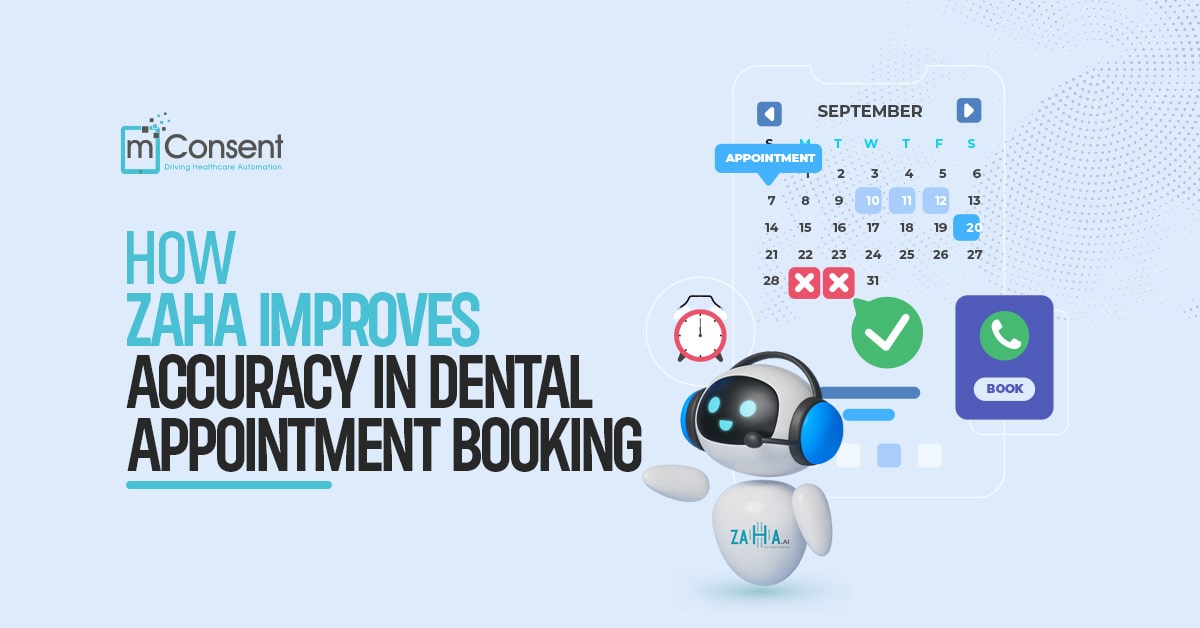 How Zaha Improves Accuracy in Dental Appointment Booking