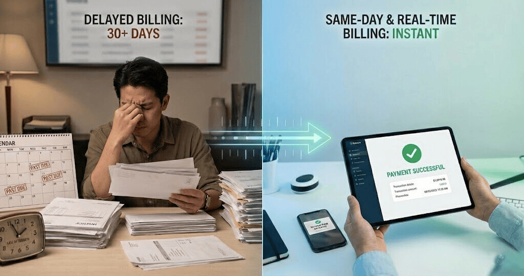 Moving from Delayed Billing to Same-Day or Real-Time Billing 