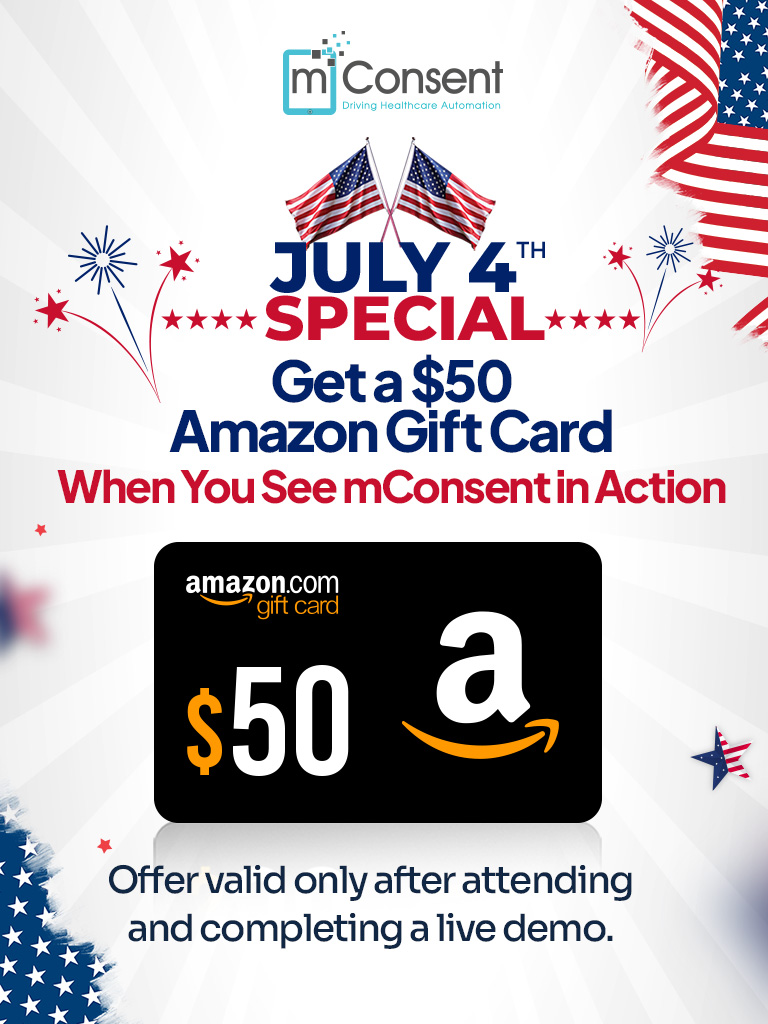 mConsent $50 Amazon Gift Card offer