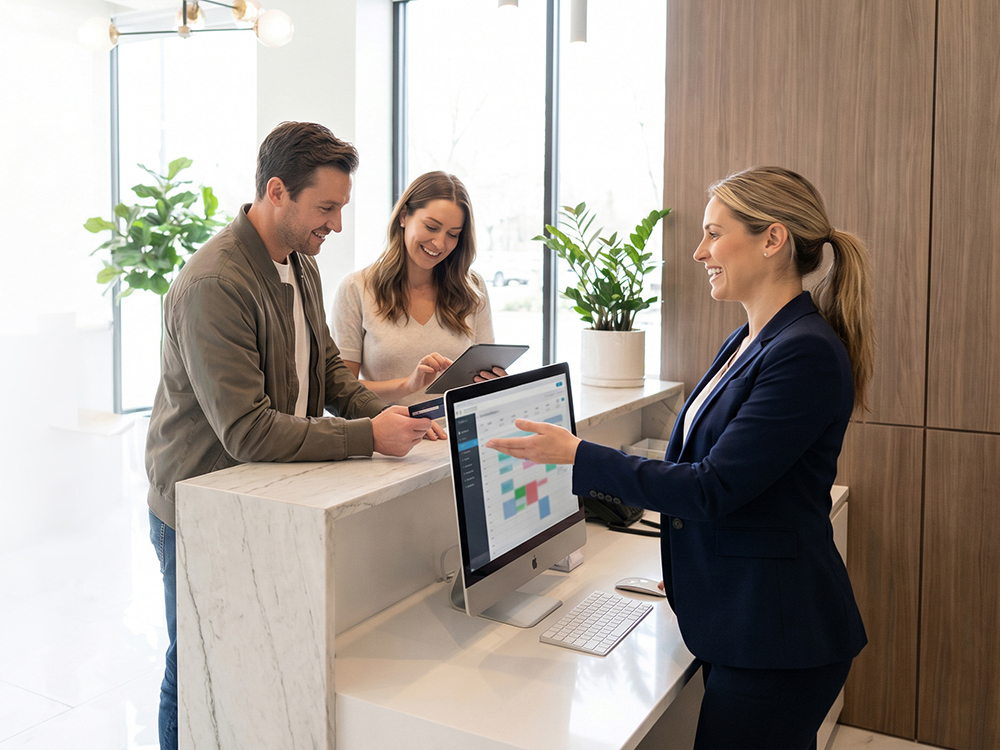 Streamlined dental front desk