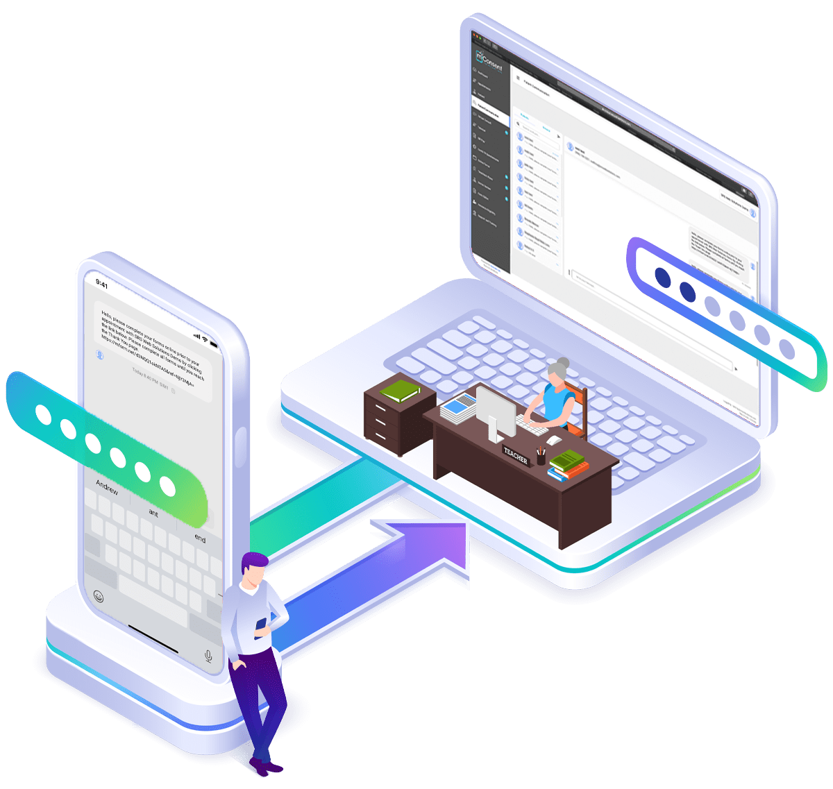 Simplified Chat Interface