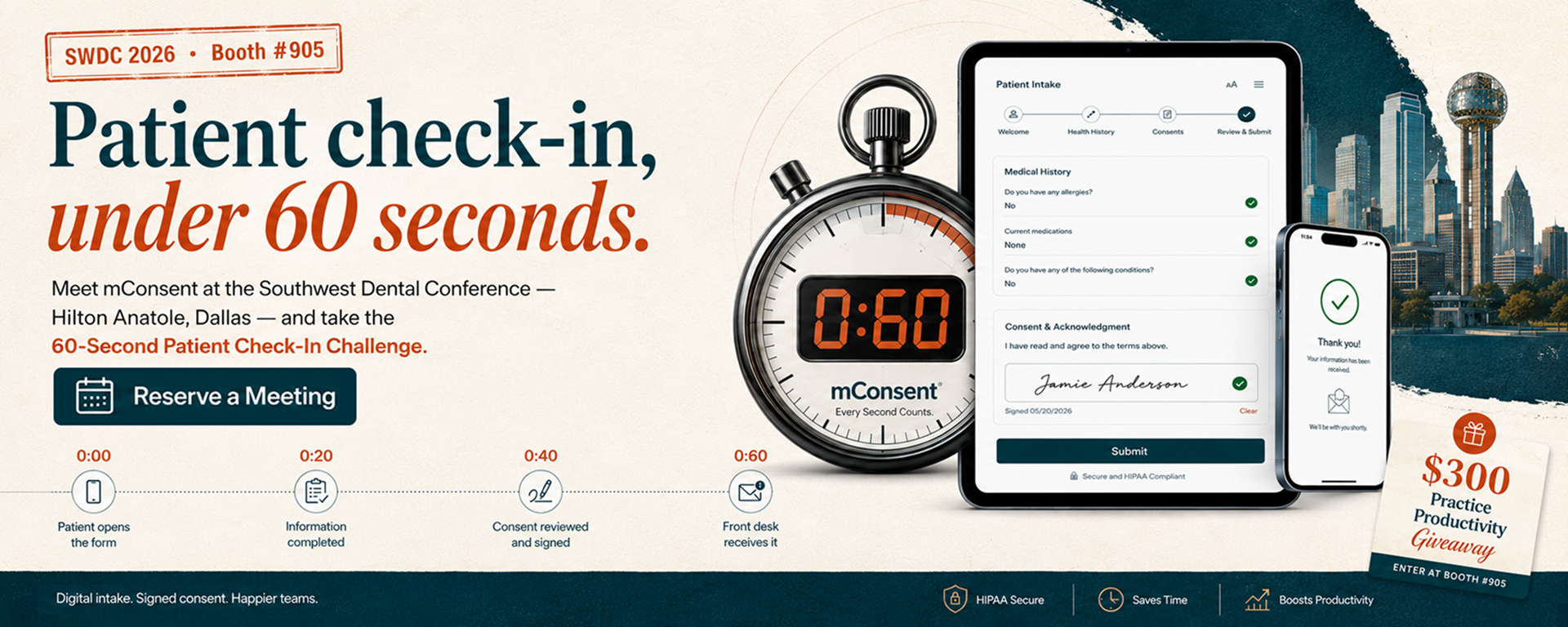 mConsent at SWDC 2026 — Booth #905