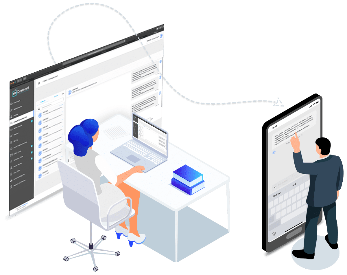 2-way SMS patient communication