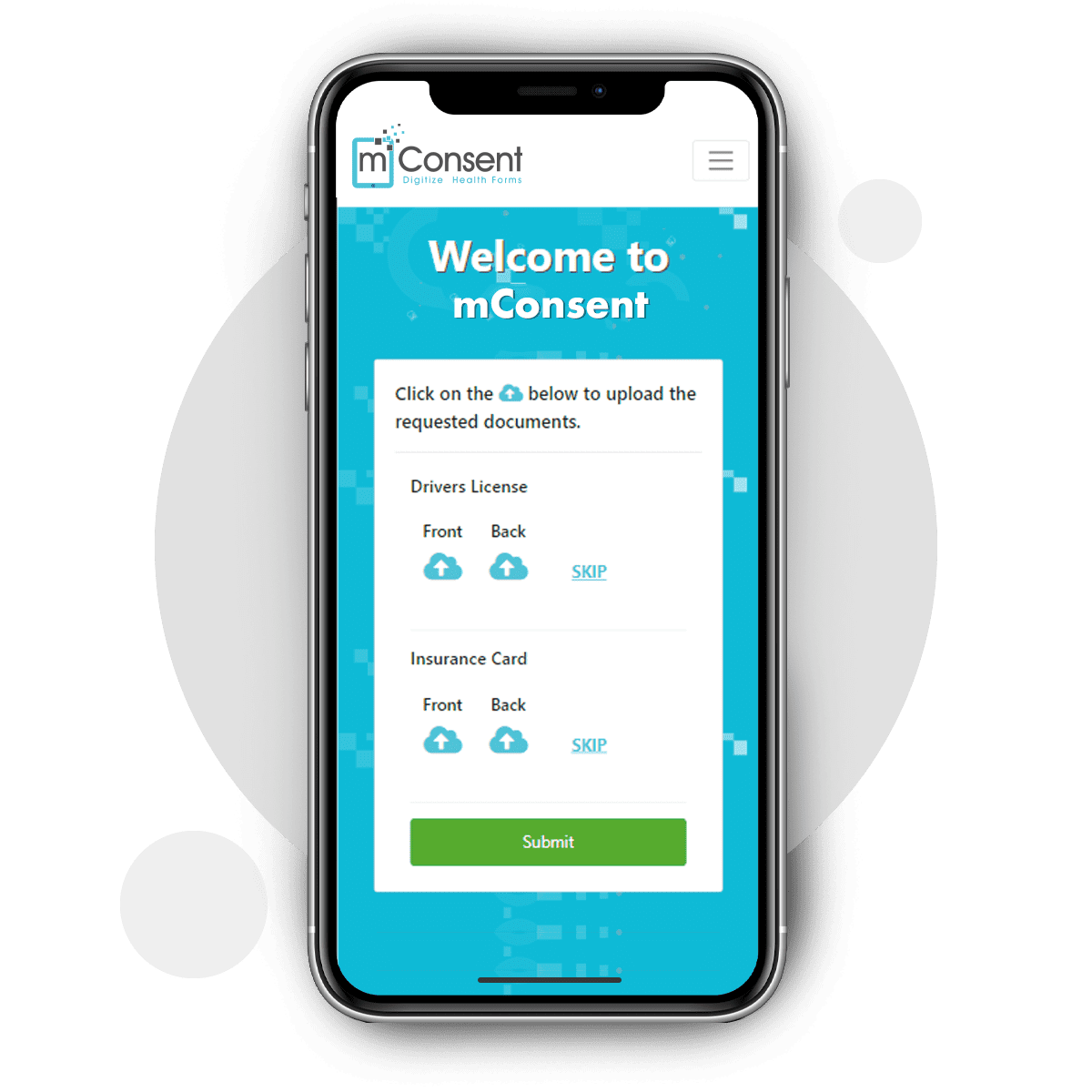 Collect patient information before arrival