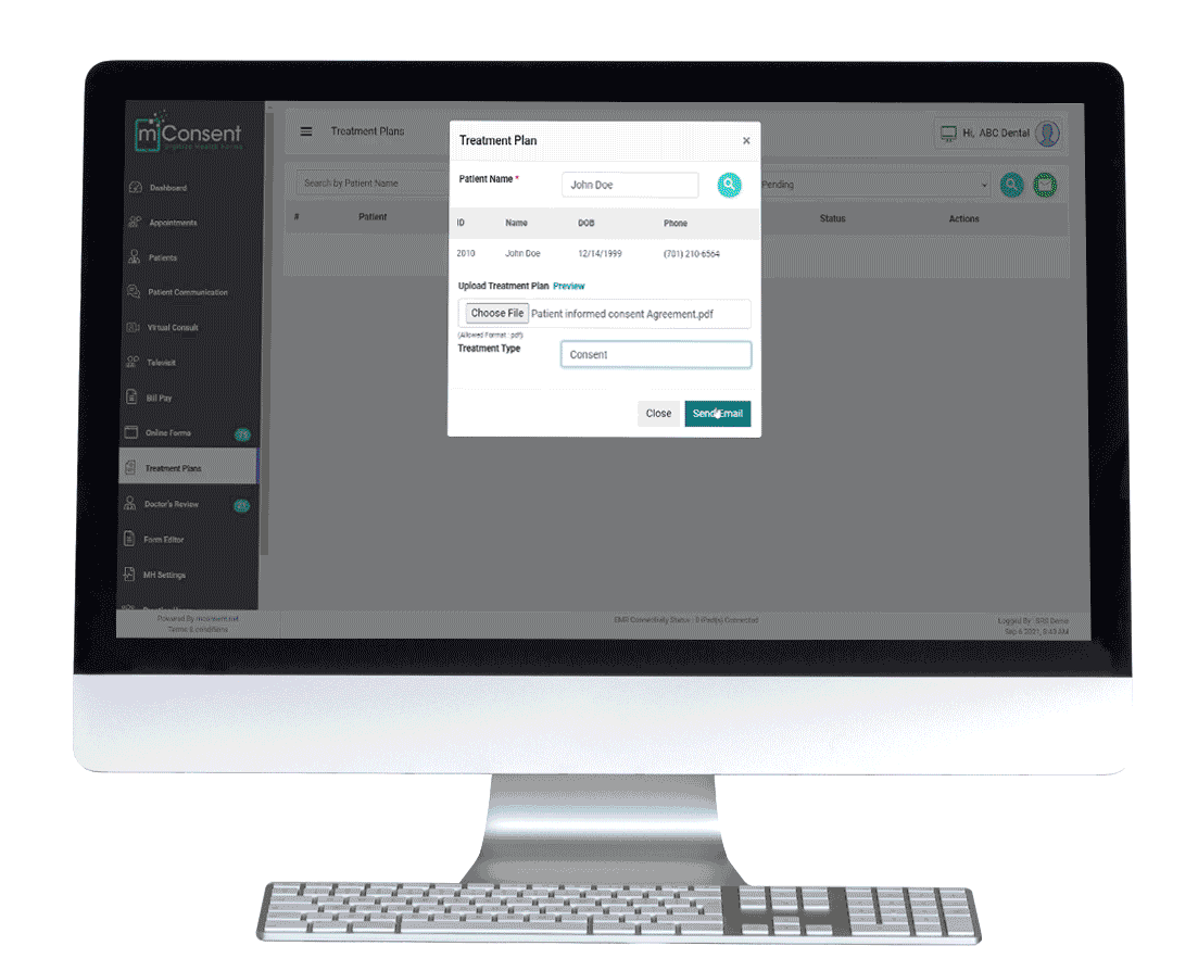 Online Treatment Plans Demo