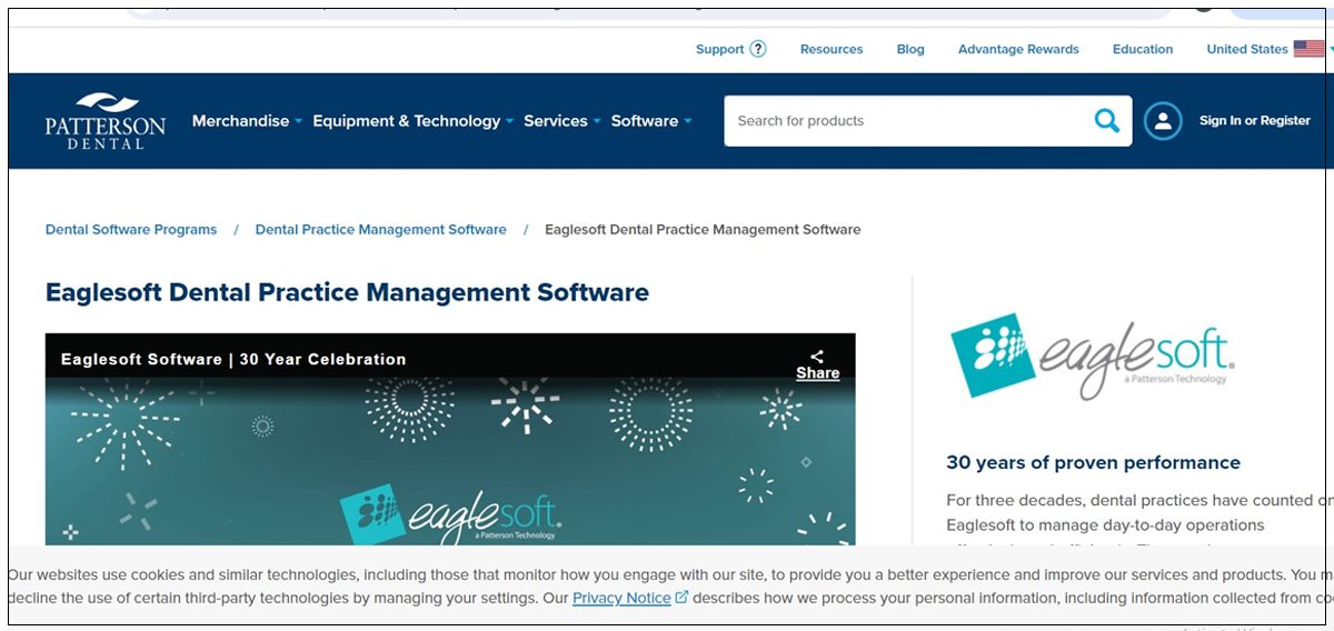 Eaglesoft home page