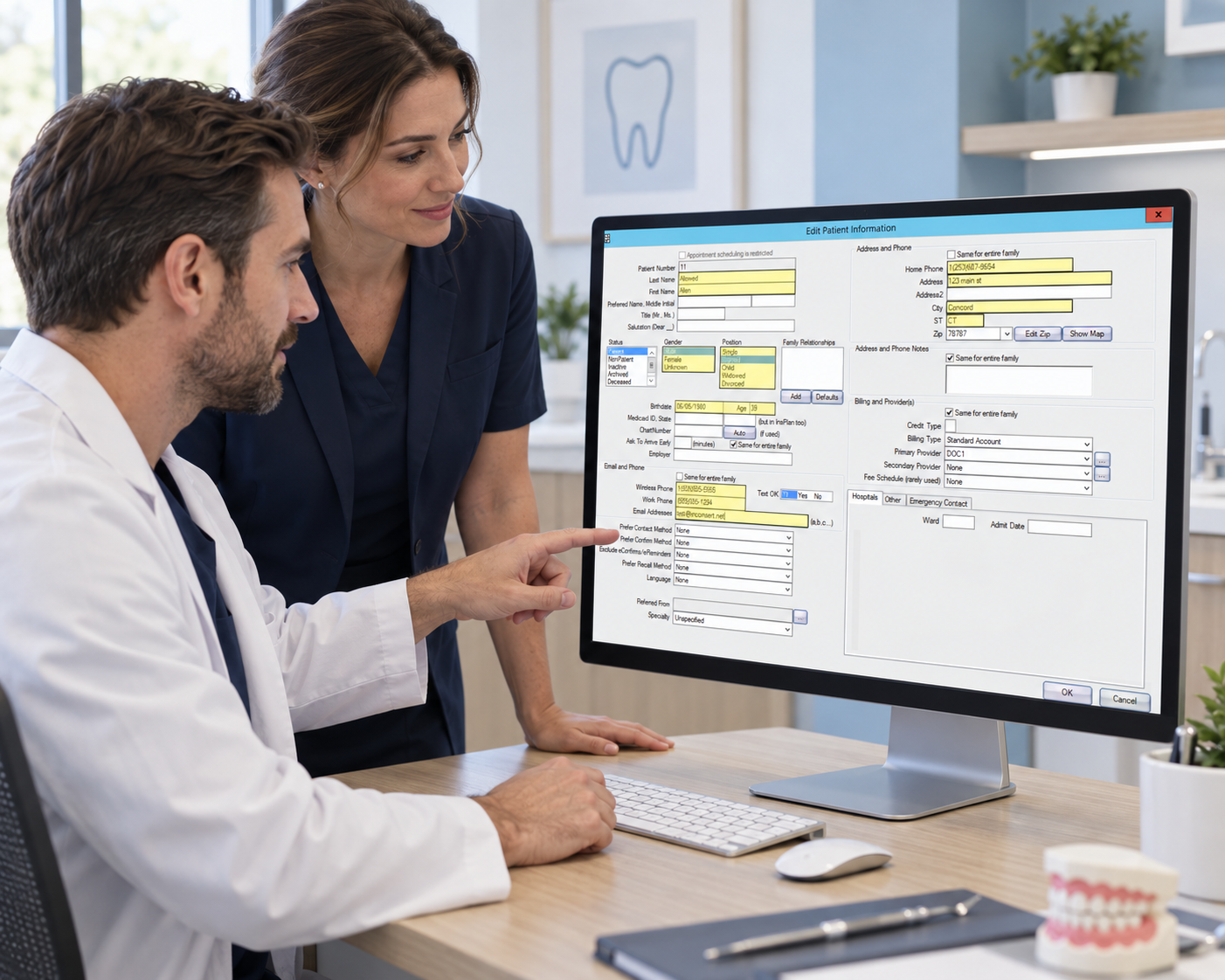 mConsent intake forms and reminders syncing with the Open Dental chart