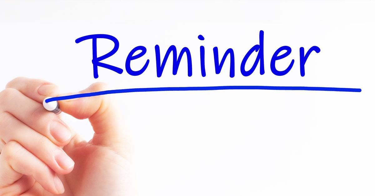  Recall Reminders