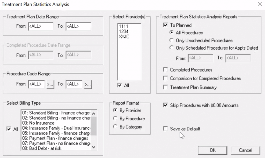 6) Select Date Range and click okay