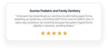 Five-star review from Sunrise Pediatric and Family Dentistry